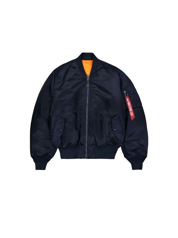 ALPHA INDUSTRIES ALPHA INDUSTRIES Prehodna jakna 'MA-1 Heritage'  temno modra