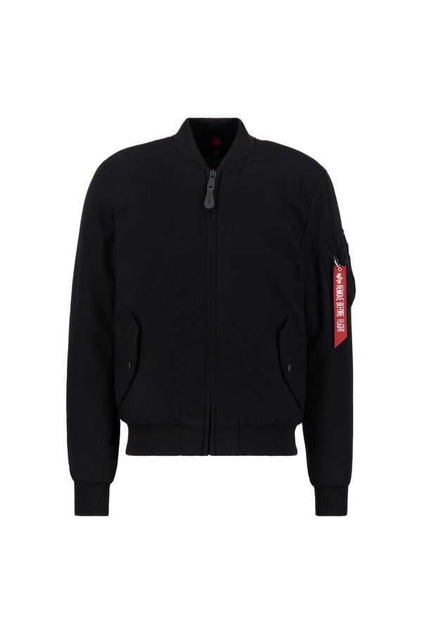 ALPHA INDUSTRIES ALPHA INDUSTRIES Prehodna jakna 'MA-1'  krvavo rdeča / črna