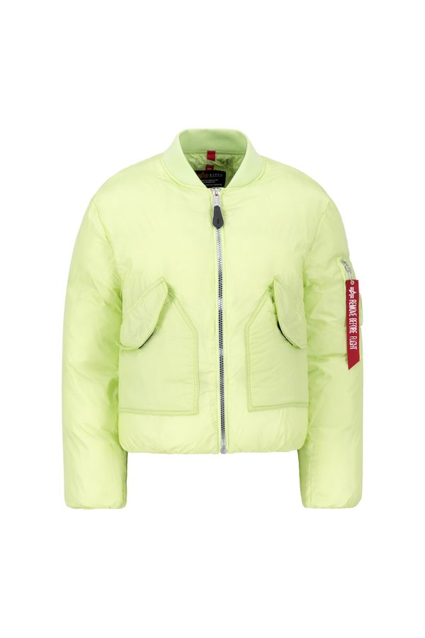 ALPHA INDUSTRIES ALPHA INDUSTRIES Prehodna jakna 'MA-1'  limeta