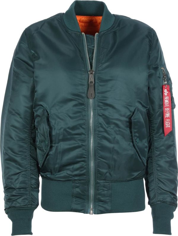 ALPHA INDUSTRIES ALPHA INDUSTRIES Prehodna jakna 'MA-1'  mornarska / oranžna / rdeča / bela