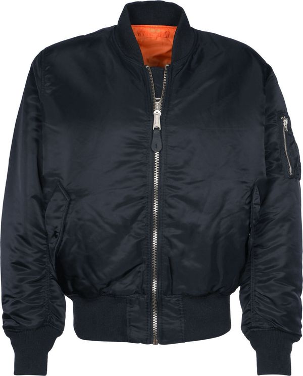 ALPHA INDUSTRIES ALPHA INDUSTRIES Prehodna jakna 'MA-1'  nočno modra / oranžna / rdeča / bela