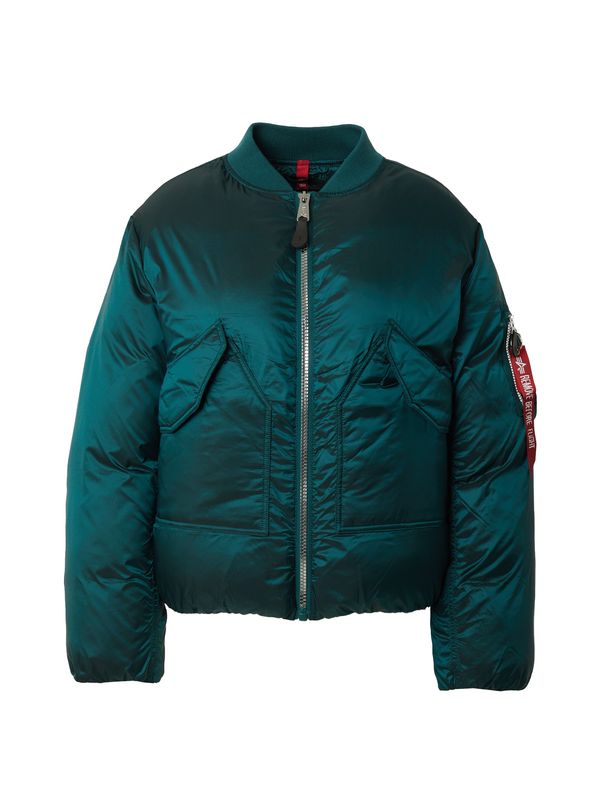 ALPHA INDUSTRIES ALPHA INDUSTRIES Prehodna jakna 'MA-1'  smaragd