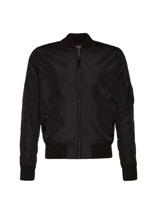 ALPHA INDUSTRIES ALPHA INDUSTRIES Prehodna jakna 'MA-1 TT'  črna