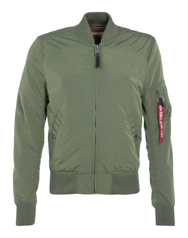 ALPHA INDUSTRIES ALPHA INDUSTRIES Prehodna jakna 'MA-1 TT'  kaki / rdeča / bela