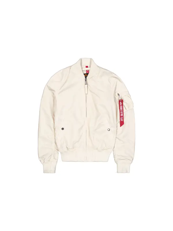 ALPHA INDUSTRIES ALPHA INDUSTRIES Prehodna jakna 'MA-1 TT'  naravno bela