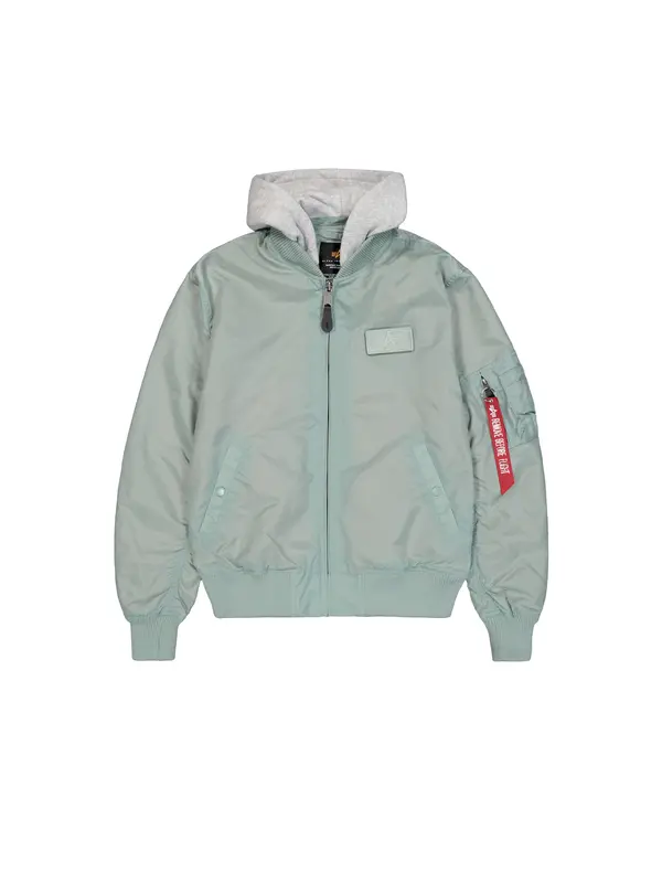 ALPHA INDUSTRIES ALPHA INDUSTRIES Prehodna jakna 'MA-1 TT'  pegasto siva / meta
