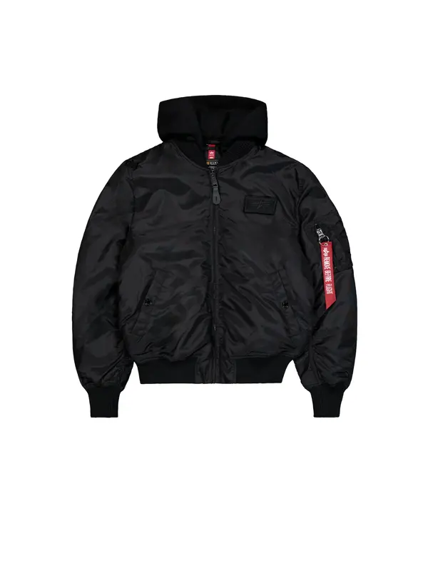 ALPHA INDUSTRIES ALPHA INDUSTRIES Prehodna jakna 'MA-1 TT'  rdeča / črna / bela