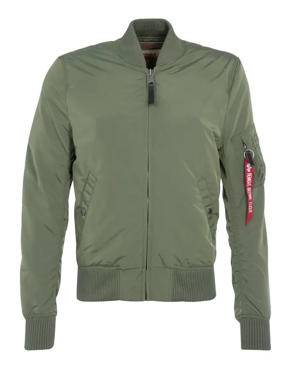 ALPHA INDUSTRIES ALPHA INDUSTRIES Prehodna jakna 'MA-1 TT'  temno zelena