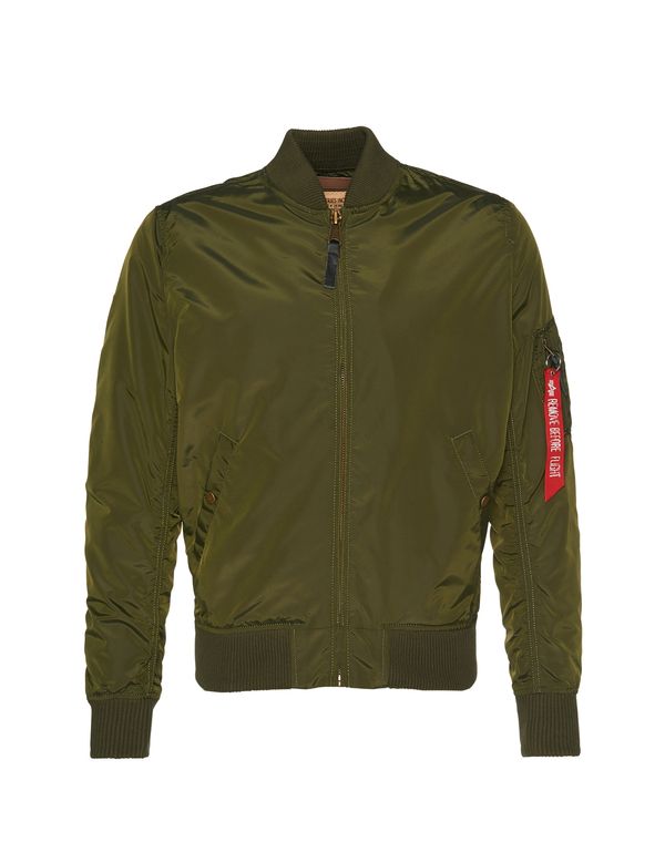 ALPHA INDUSTRIES ALPHA INDUSTRIES Prehodna jakna 'MA-1 TT'  temno zelena