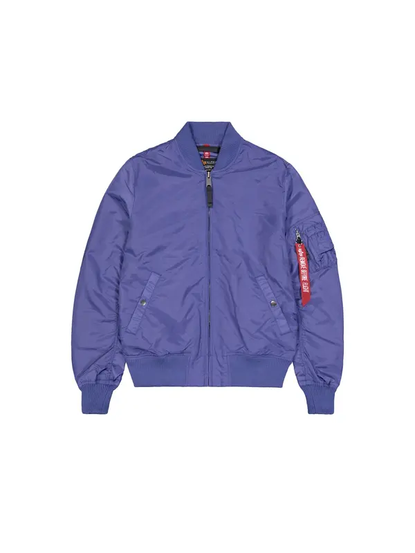 ALPHA INDUSTRIES ALPHA INDUSTRIES Prehodna jakna 'Ma-1 Tt'  vijolično modra / temno rdeča / bela