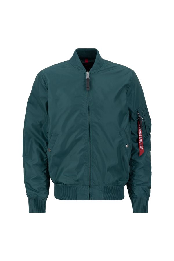 ALPHA INDUSTRIES ALPHA INDUSTRIES Prehodna jakna 'MA-1 TT'  zelena / krvavo rdeča / bela