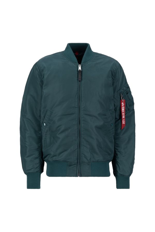 ALPHA INDUSTRIES ALPHA INDUSTRIES Prehodna jakna 'MA-1 VF 59'  petrol / krvavo rdeča