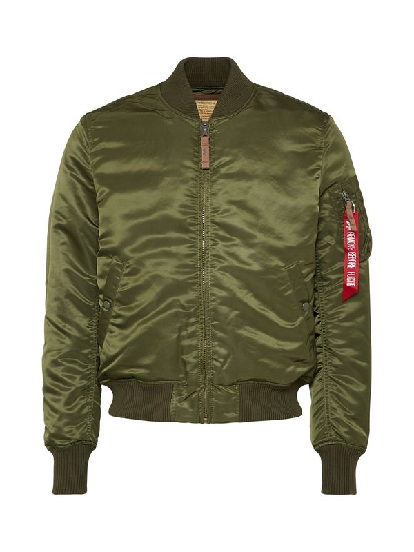 ALPHA INDUSTRIES ALPHA INDUSTRIES Prehodna jakna 'MA-1 VF 59'  temno zelena