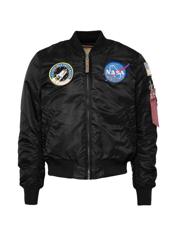 ALPHA INDUSTRIES ALPHA INDUSTRIES Prehodna jakna 'Nasa'  črna