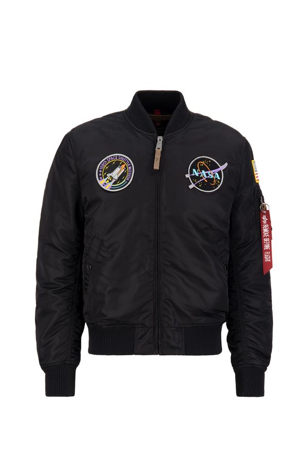 ALPHA INDUSTRIES ALPHA INDUSTRIES Prehodna jakna 'NASA'  svetlo modra / svetlo lila / rdeča / črna