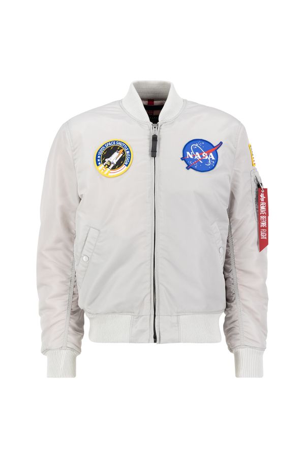 ALPHA INDUSTRIES ALPHA INDUSTRIES Prehodna jakna 'Nasa'  svetlo siva