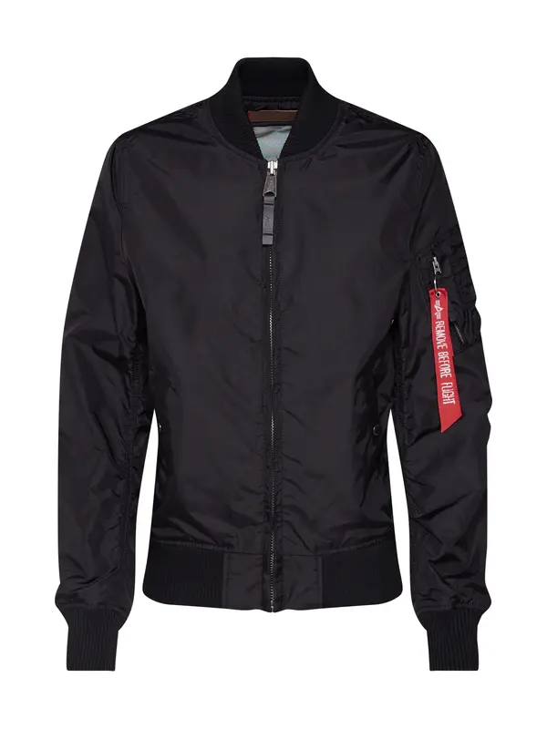 ALPHA INDUSTRIES ALPHA INDUSTRIES Prehodna jakna  ognjeno rdeča / črna