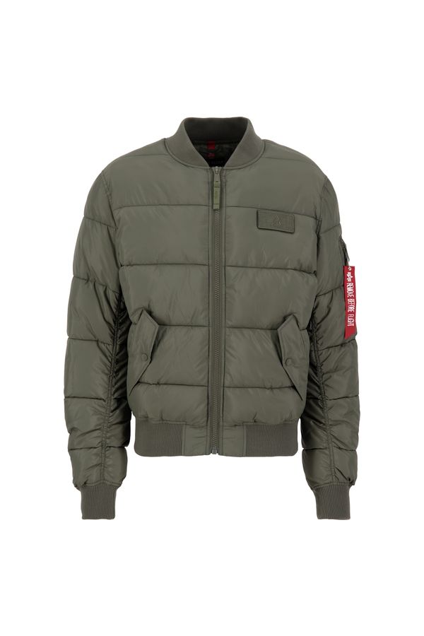 ALPHA INDUSTRIES ALPHA INDUSTRIES Prehodna jakna  oliva / oranžna / rdeča / črna / bela