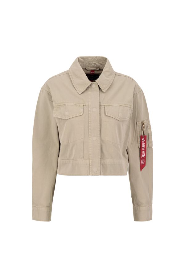 ALPHA INDUSTRIES ALPHA INDUSTRIES Prehodna jakna  pesek / rdeča