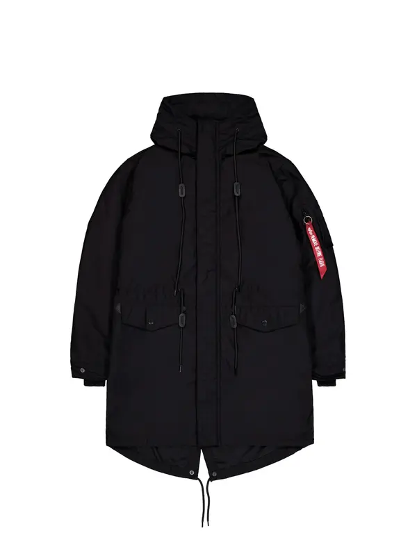 ALPHA INDUSTRIES ALPHA INDUSTRIES Prehodna jakna  rdeča / črna / bela