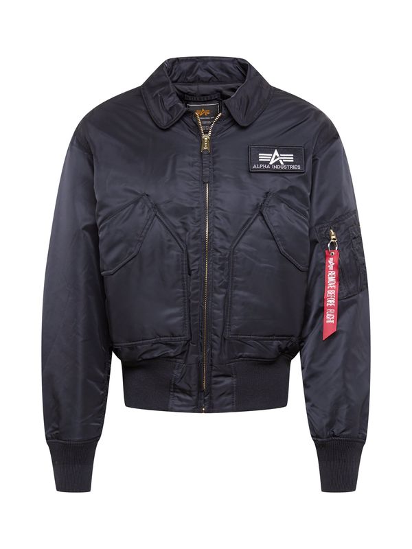 Alpha Industries ALPHA INDUSTRIES Prehodna jakna  rdeča / črna / bela