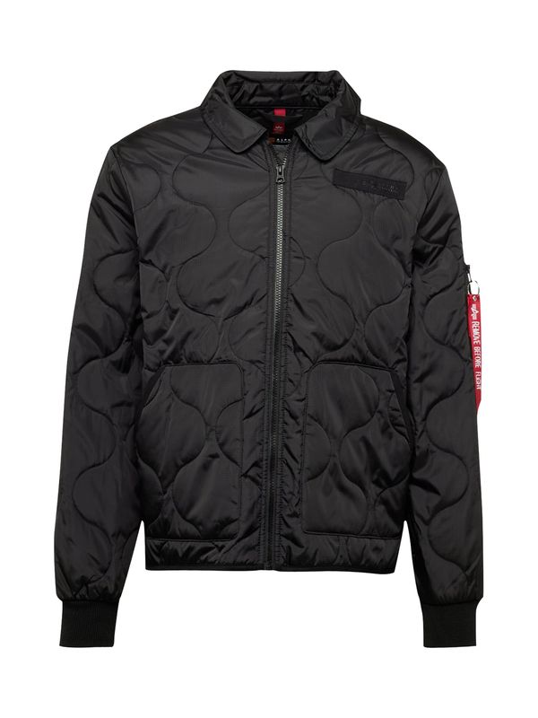 ALPHA INDUSTRIES ALPHA INDUSTRIES Prehodna jakna  rdeča / črna / off-bela