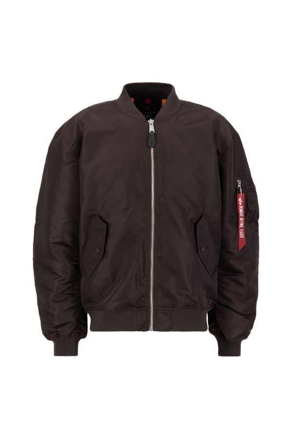 ALPHA INDUSTRIES ALPHA INDUSTRIES Prehodna jakna  rjava / rdeča