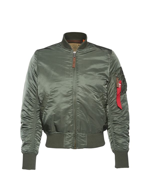 ALPHA INDUSTRIES ALPHA INDUSTRIES Prehodna jakna  rjava / temno zelena / rdeča