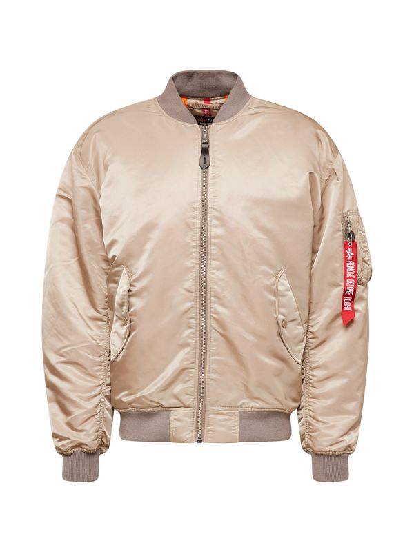 ALPHA INDUSTRIES ALPHA INDUSTRIES Prehodna jakna  šampanjec / pesek