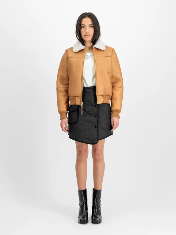 ALPHA INDUSTRIES ALPHA INDUSTRIES Prehodna jakna  svetlo rjava / bela
