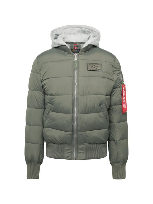 ALPHA INDUSTRIES ALPHA INDUSTRIES Prehodna jakna  svetlo siva / kaki