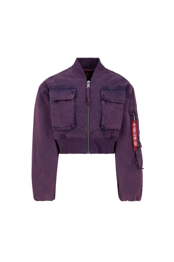 ALPHA INDUSTRIES ALPHA INDUSTRIES Prehodna jakna  temno liila