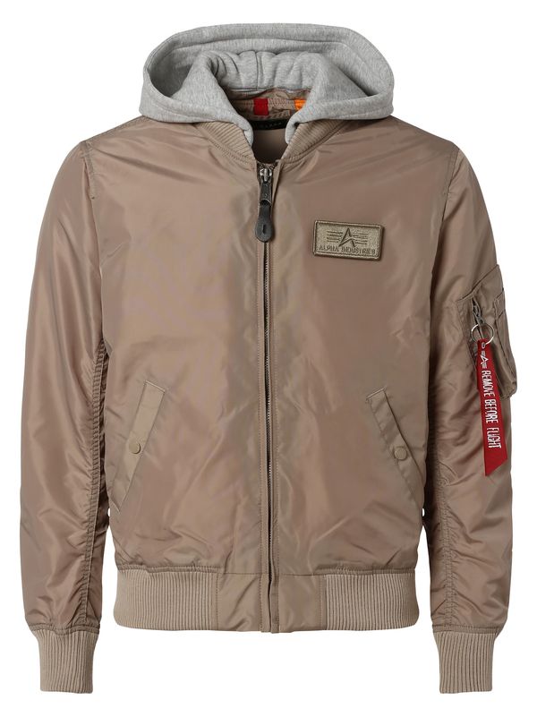 ALPHA INDUSTRIES ALPHA INDUSTRIES Prehodna jakna  temno siva