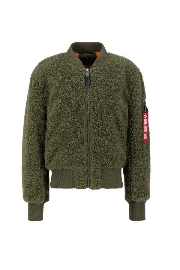 ALPHA INDUSTRIES ALPHA INDUSTRIES Prehodna jakna  zelena / krvavo rdeča