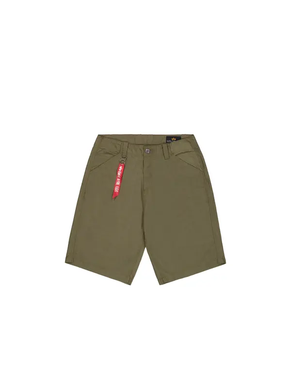 ALPHA INDUSTRIES ALPHA INDUSTRIES Športne hlače 'P41 HBT Combat'  oliva / rdeča / bela