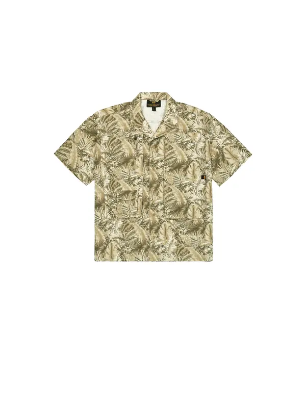 ALPHA INDUSTRIES ALPHA INDUSTRIES Srajca 'Honolulu'  kaki / oliva / naravno bela