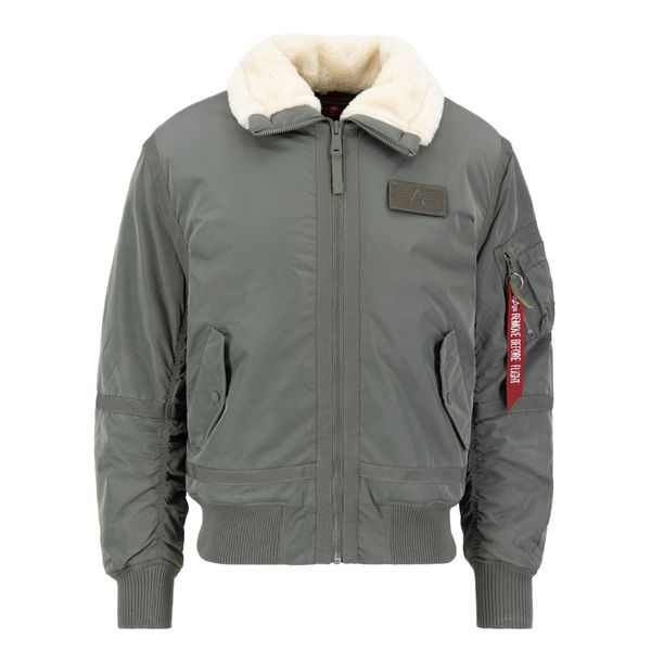 ALPHA INDUSTRIES ALPHA INDUSTRIES Zimska jakna 'B15-3 TT'  temno zelena / jajčna lupina