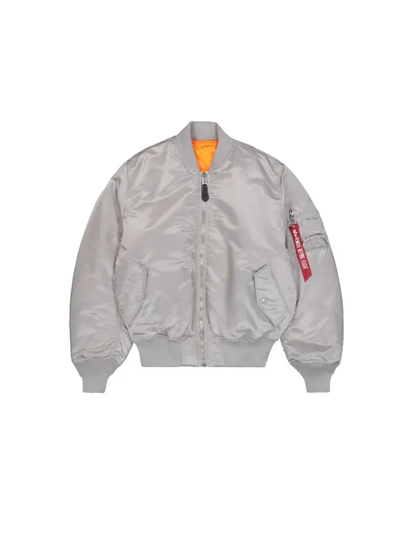 ALPHA INDUSTRIES ALPHA INDUSTRIES Zimska jakna 'MA-1 Heritage'  oranžna / rdeča / srebrna