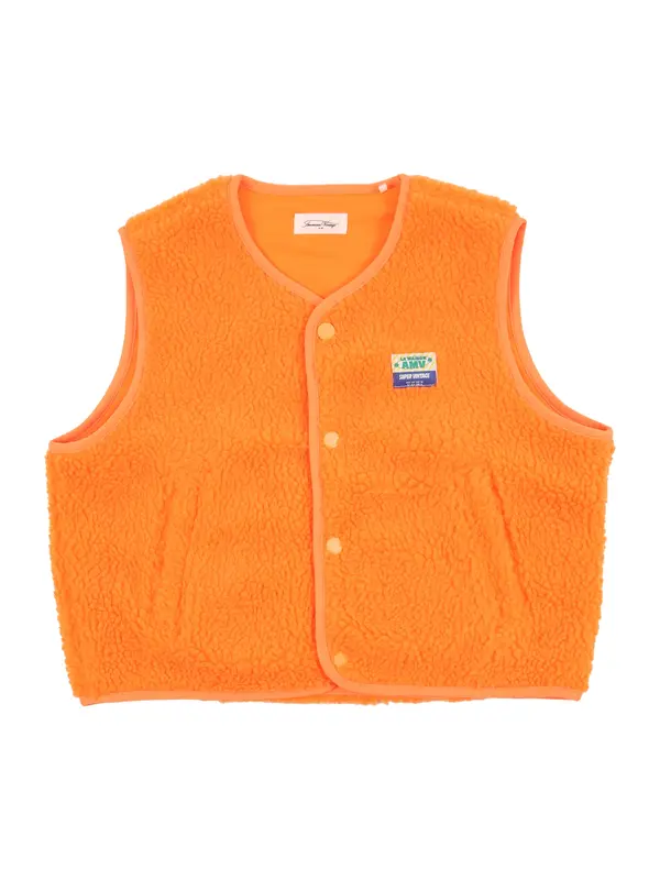 AMERICAN VINTAGE AMERICAN VINTAGE Brezrokavnik 'HOKTOWN'  temno oranžna