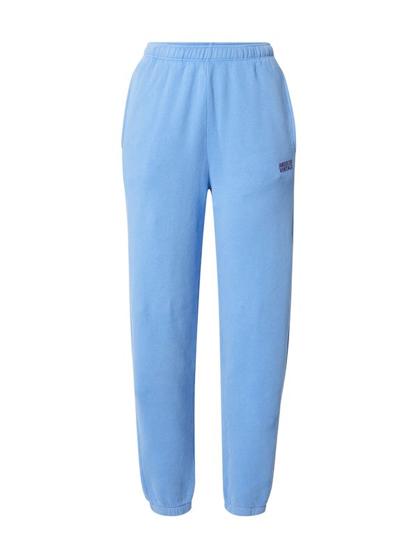 AMERICAN VINTAGE AMERICAN VINTAGE Hlače 'IZUBIRD'  marine / svetlo modra