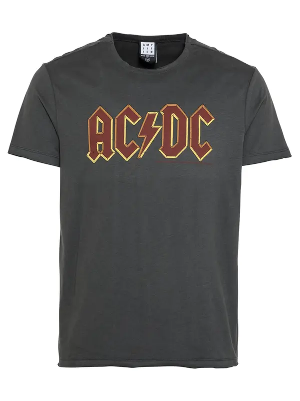 AMPLIFIED AMPLIFIED Majica 'ACDC'  grafit / temno rdeča