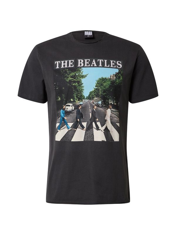 AMPLIFIED AMPLIFIED Majica 'THE BEATLES ABBEY ROAD '  temno siva