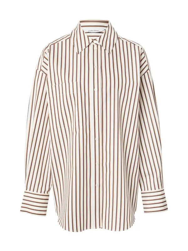 & Other Stories & Other Stories Bluza  karamel / temno rjava / bela