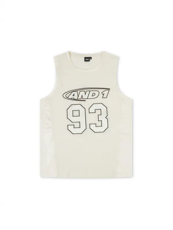 AND1 AND1 Majica '93 Airtex'  ecru / antracit