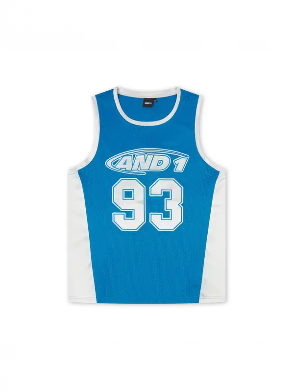 AND1 AND1 Majica '93 Airtex'  modra / bela