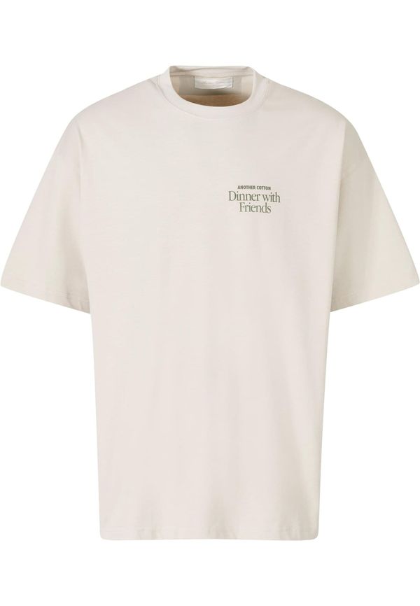 Another Cotton Lab Another Cotton Lab Majica 'Dinner With Friends'  oliva / bela