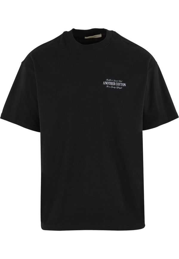 Another Cotton Lab Another Cotton Lab Majica 'Health and Sports Club'  kamen / črna