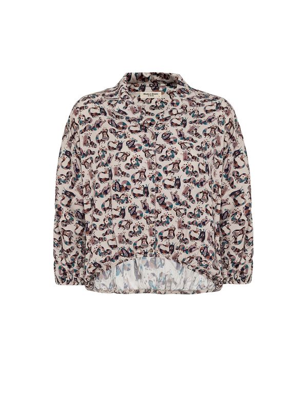 Anou Anou Anou Anou Bluza  bež / rjava / mešane barve