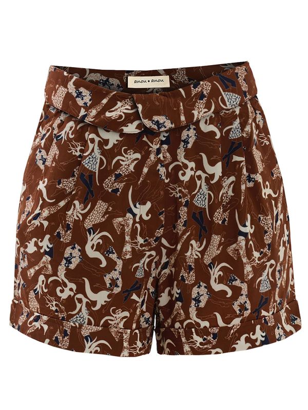 Anou Anou Anou Anou Hlače  rjava / mešane barve