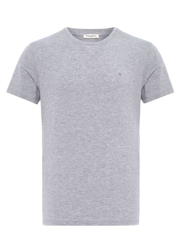 Anou Anou Anou Anou Majica  pegasto siva